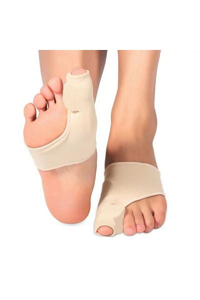 YOSYO Beige Toes Corrector Big Toe Separator Protector Bunion Sleeve Straighteners Bunion Corrector Regula