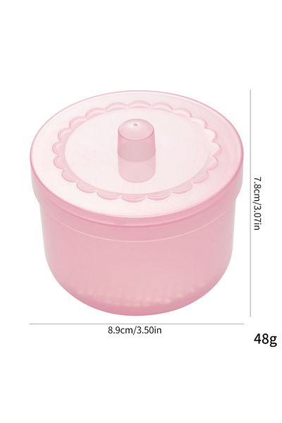 Choice pink Nail Drill Bits Disinfection Box Double Layer Filtration Cleaning Box Manicure Storage Case Nai