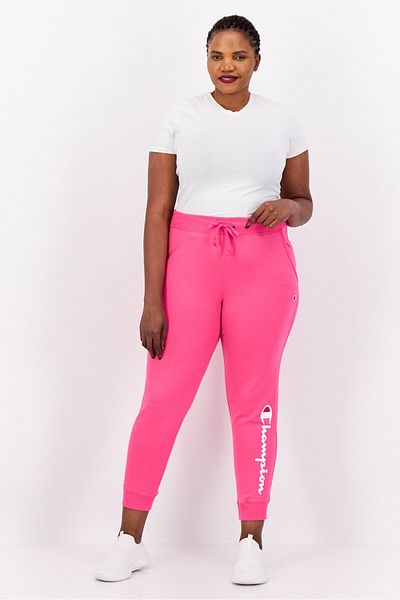 Champion Women Plus Size Outdoor Sweatpants, Pink