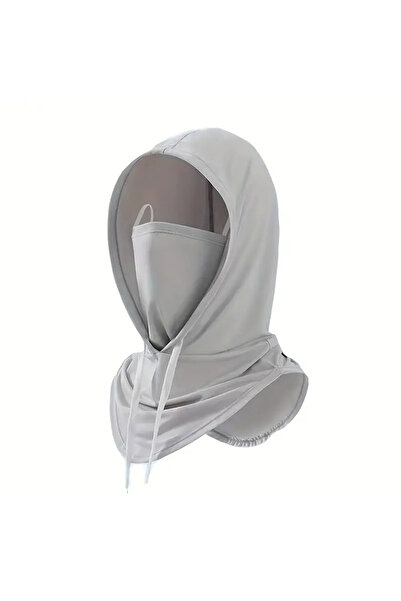 Choice قناع حماية من الشمس خفيف الوزن باللون الرمادي الفاتح بزاوية 360 درجة، ...