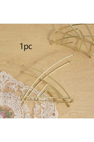 Choice gold 1pc 1pc/2pcs-Napkin Holder Metal Paper Stand Tissue Dispenser Luxury Retro Table Decoration Fre