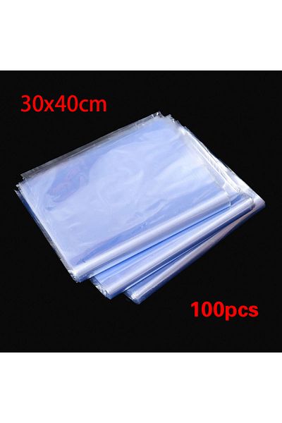 Choice 30x40cm 100pc Heat Shrinkable Film Baby Shoe Bag Transparent Sealing Film Dustproof Anti-Oxidation H