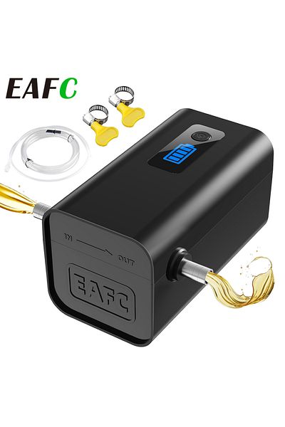 EAFC 2025 Newest 60W Wireless Electric Car Oil Pump 12V Self Priming Diesel Fluid Sump Extractor Scave...