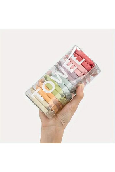 Choice MULTI 14pcs/set Compressed Disposable Travel Washcloths - Soft, Thickened, Dual-Use Cotton Facial Cl