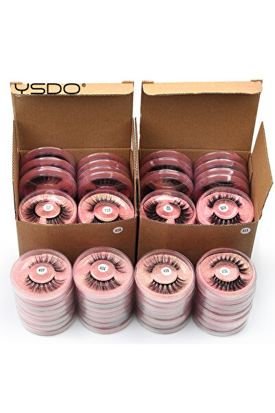 Choice مزيج 10 أزواج YSDO 10/20 أزواج رموش المنك الرقيقة بالجملة الطبيعية الطويلة رموش المنك الصناعية ثلاثية الأبعاد باليد