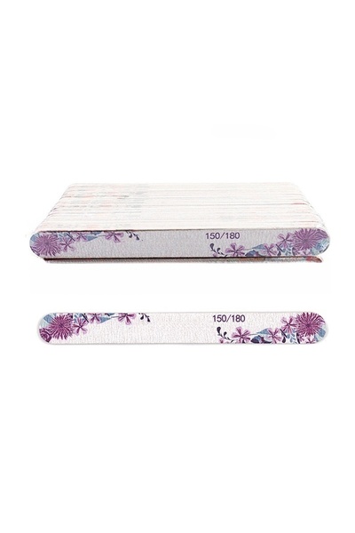 Choice1 01 50 قطعة من مبرد الأظافر الخشبي السميك متعدد الحبيبات مبرد أظافر خش...