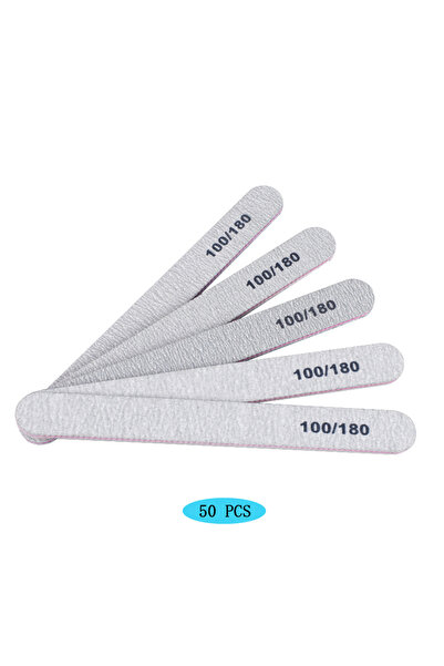 Choice1 50 قطعة/مجموعة من مبردات الأظافر ذات ورق الصنفرة الرمادي 100/180 كتلة...