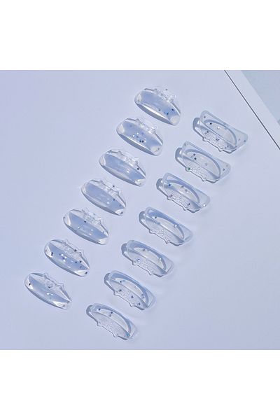 Choice YX-Transparent Libeauty 7 Pairs NEW Silicone Cat Eyelash Perm Rod Sticky Lash Lift Pads 3D Eyelashes