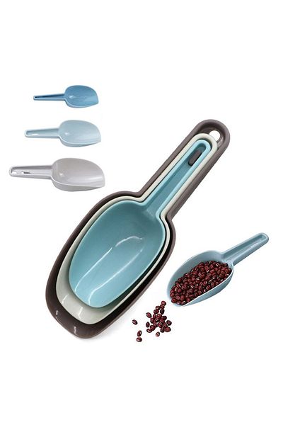 Choice 3pcsset 3pcs Plastic Ice Shovel For Candy Dessert Grain Flour Measuring Scoop Serving Kitchen Bar Ga