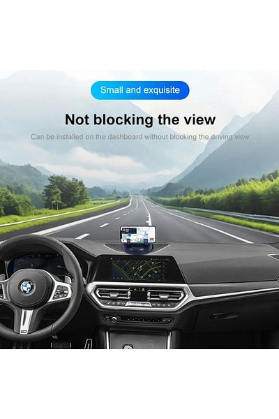 Choice black 360-Degree Rotation Car Phone Holder Dashboard Head-Up Phone Mount Stable Universal Auto Phone