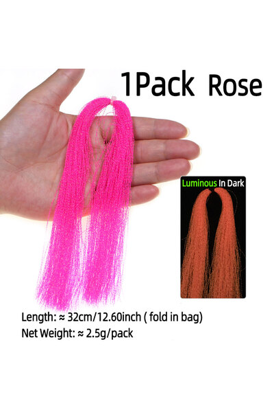 Choice عبوة واحدة من خيوط فلاش كريستالية مضيئة ملتوية ثلاثية الأبعاد، وزنها 2...