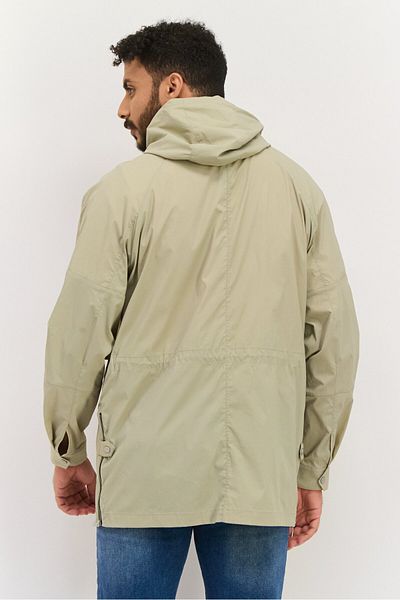 Selected Homme Men Solid Long Sleeve Soft Shell Jacket, Stone Grey