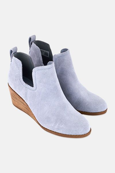 Toms Women Kallie Slip On Ankle Boots, Stone Grey
