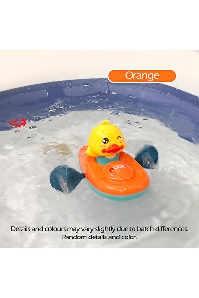 Choice Orange boat Baby Bath Toy, Bathing Cute Ducks, piglets cows Swimming W...