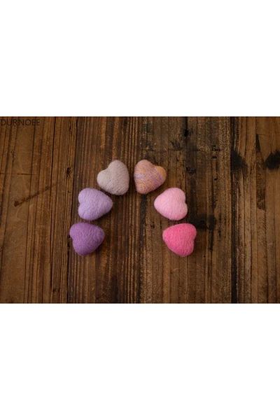 Choice FD04 Newborn Photography Props Wool Felt Love Heart Photography Props Accessories Baby Studio