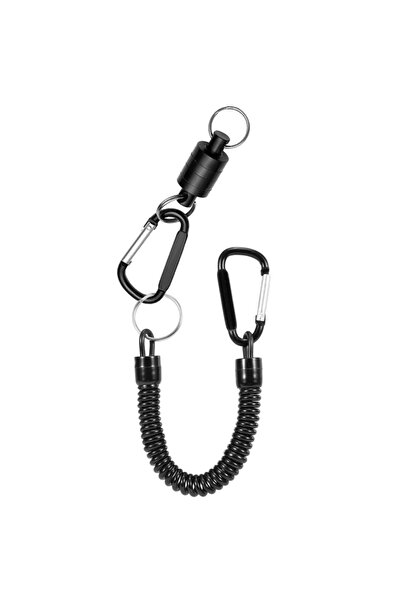 Choice حامل تحرير الشبكة المغناطيسية السوداء مع حبل ملفوف لأدوات صيد الذباب، ...