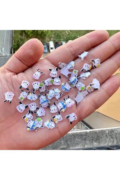 Choice G011-mix (50 قطعة) 50 قطعة من زينة فن الأظافر الصغيرة اللطيفة من الرات...