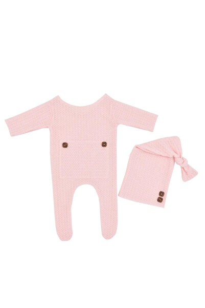 Choice ملابس تصوير حديثي الولادة باللون الوردي الفاتح، رومبر للأطفال، ملابس د...
