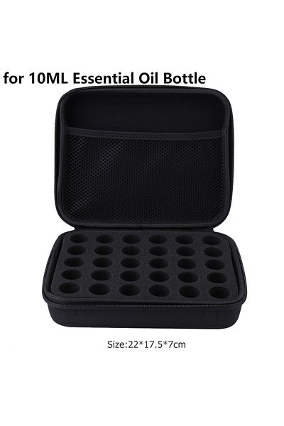 APWIKOGER Black 30 slots 60/30 Bottles Essential Oil Case 15/10ml Essential Oil Collecting Bags Portable Stora