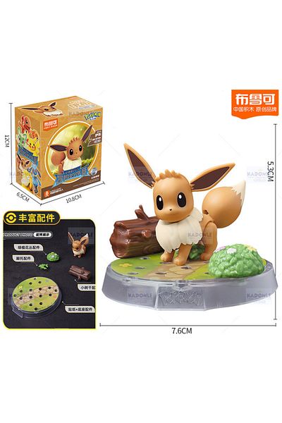 Choice Riolu Pokemon Building Blocks Pikachu Charizard Greninja Ceruledge Meowscarada Anime Assembled Toys
