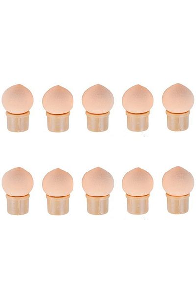 FUMOSIK 11 Double-ended Gradient Shading Pen Dotting Brush Head Sponge Rhinestone Handle Nail Art Painting T