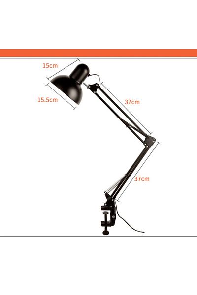 Choice No light bulb black Eye protection Reading Small Book Lamp Foldable Telescopic Clip on Light Night