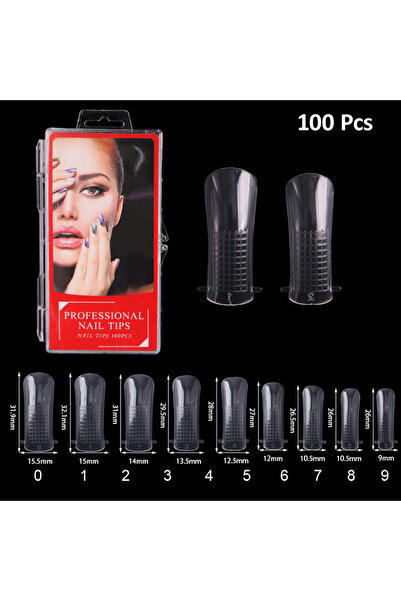 Choice قوالب طلاء أظافر جل سريعة البناء من SJJ-Clear Box Multi Nail Forms لتمديد أطراف الأظافر، مصنوعة من الأكريليك المنحوت N