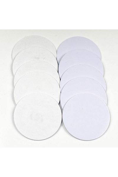 Choice 10pcs Nfc 215 25mm 13.56mhz Nfc Sticker Adhesive Coin Cards Tags Nfc 213 Nfc215 Nfc216 Pvc Waterproo