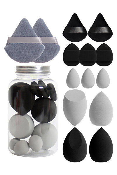 Choice1 مجموعة اسفنجات تجميلية مكونة من 14 قطعة، اسفنجة تجميلية على شكل إصبع،...