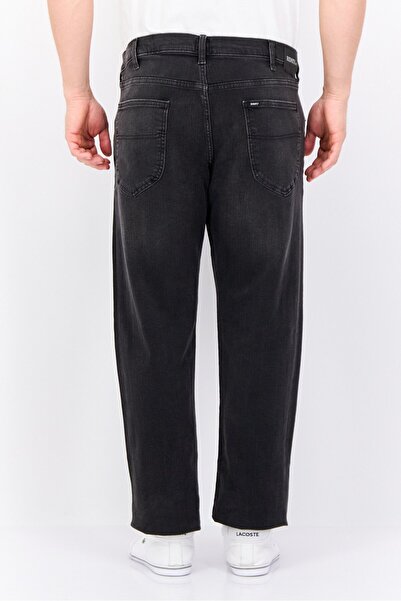 Riders by Lee Men Regular Fit Washed Stretchable Denim, Charcoal