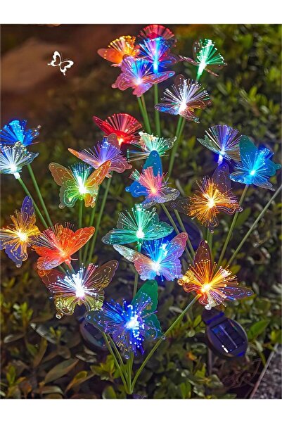 Choice1 colorful butterfly Garden Solar Butterfly Lights Outdoor 6LED Decor L...