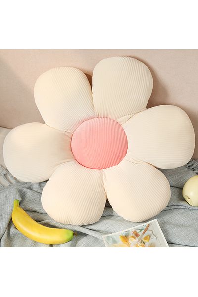 Choice About 30-35cm White-pink 6 35/45cm Stuffed Six Petal Flower Cushion Girly Room Decor Sunflower Pillo