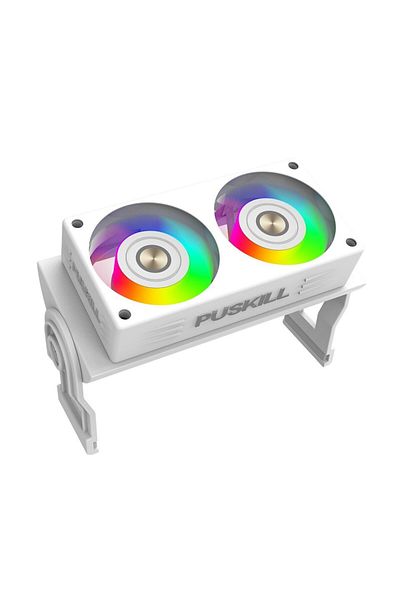 PUSKILL White White A- Rgb Ram Memoria Cooling Fan 12v 0.22a 1000-3000rpm Cooler Support A- Rgb Temp