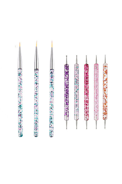 Choice1 16 5/20Pcs Nail Art Brush Design Tip Painting Drawing Carving Dotting...