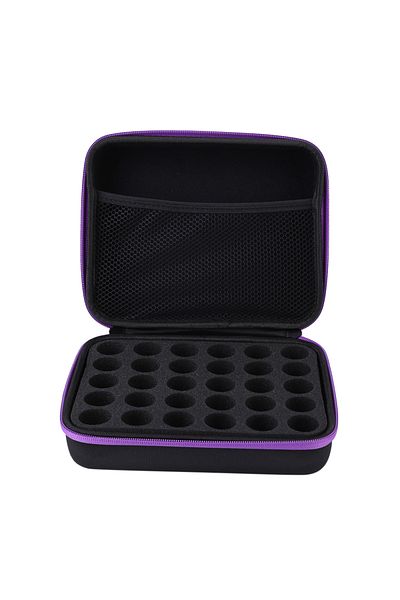 APWIKOGER Purple 30 slots 60/30 Bottles Essential Oil Case 15/10ml Essential Oil Collecting Bags Portable Stor