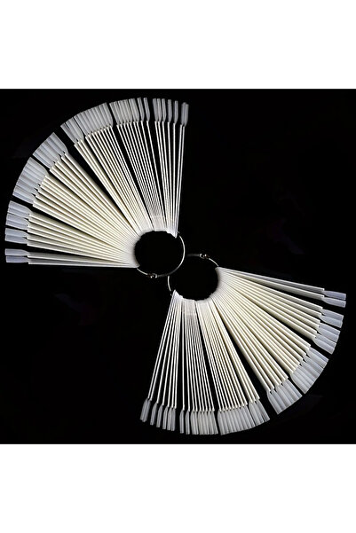 Choice1 100 نصائح طبيعية على شكل مروحة، عصي أظافر، أظافر صناعية، نصائح طلاء أ...