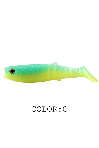 Supercontinent 80 مم 6 قطع C Supercontinent طُعم آكل لحوم البشر الجديد ثلاثي ...