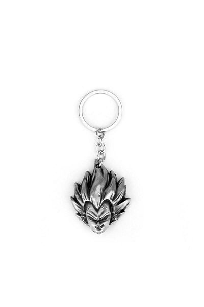 Choice silver Anime Dragon Ball Z Super Saiyan Vegeta Son Goku Keychain Cosplay Keyring Metal Pendant Holde