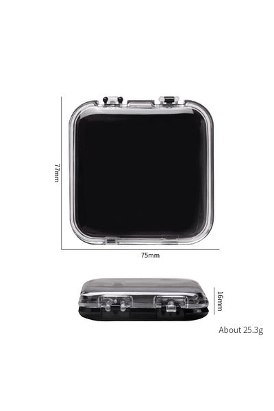 Choice Black-10pcs 10 Pieces Empty Nail Boxes For Packaging Square Shape Box Wholesale Nail Tips Press On N