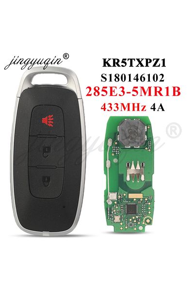 jingyuqin Kr5txpz1 S180146102 4a 433mhz Car Remote Control Key For Nissan Kicks Pathfinder Rogue ...