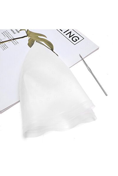 Choice غطاء سيليكون أبيض لصبغ الشعر في صالون الصبغ مع إبرة غطاء سيليكون لتسلي...