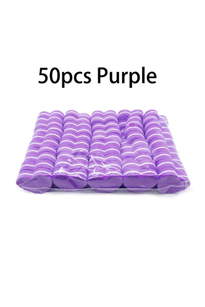 Choice 50 قطعة من مبرد أظافر احترافي صغير الحجم باللون الأرجواني من 6 إلى 50 ...