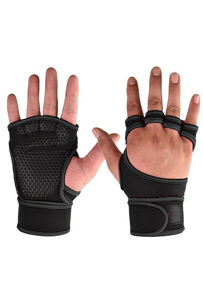 Choice XL Black-B Weightlifting Training Gloves Fitness Sports Body Building Gym Hand Wrist Palm Protector