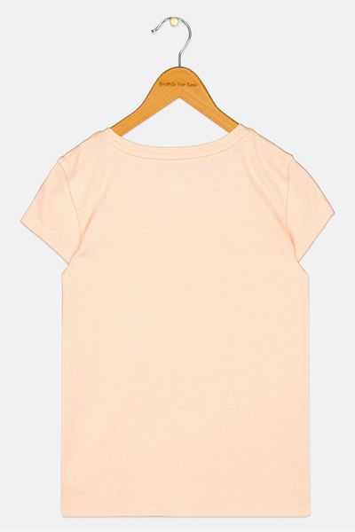 GAP Kids Girl Brand Logo Top, Peach