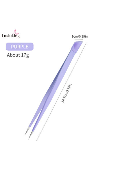 Choice ملقط مزدوج الرأس أرجواني اللون، ملقط متعدد الاستخدامات، رأس ضغط من الس...