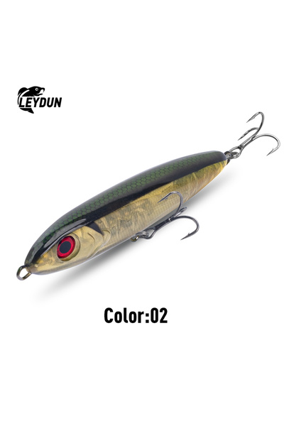 Choice طُعم صيد السمك 02 LEYDUN Ministre Jack Stickbait مقاس 105 مم ووزن 23 ج...
