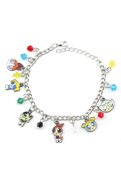 Hot Toys سوار مجوهرات نسائية أساور فتيات القوة سوار بلوسوم بابلز باتركاب موديل