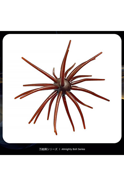 Choice قطعتان 90 مم 2.8 جرام QQHD006-طعم صيد بازوكا بني TPE مقلد من مادة PVC ...