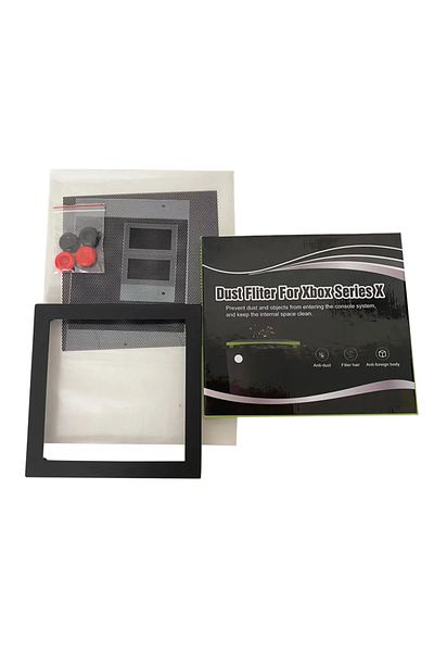 VKTECH Black With Bracket Cooling Fan Filter Dustproof Cover Vent Cover For Xbox Series X Game Console Dust