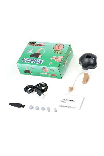 Choice Skin-EU Hearing Aids for Elderly People, Rechargeable Hearing Aids With Noise Reduction, Digital Ear